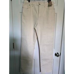 Women’s 32T ‘90s Straight leg cream jeans